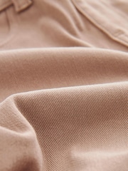Taupe Brown Jersey Denim Leggings - Image 6 of 6