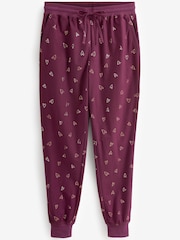 Berry Red Heart Foil Supersoft Cosy Pyjamas - Image 9 of 9