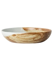 Curateology White Set of 4 Tavora Salt Glazed Pasta Bowls - Image 3 of 5