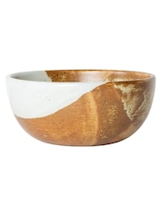 Curateology White Set of 4 Tavora Salt Glazed Cereal Bowls - Image 3 of 5