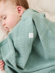 Mori Rose Pink Cellular Baby Blanket - Image 1 of 3
