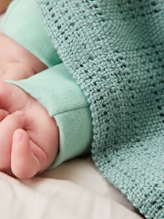 Mori Rose Pink Cellular Baby Blanket - Image 2 of 3