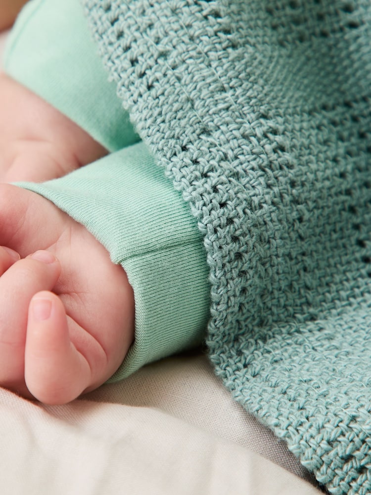 Metino zelena - MORI bombažna mešanica odeja za dojenčke - Slika 2 iz 6 Metino zelena - MORI bombažna mešanica odeja za dojenčke - Slika 2 iz 6