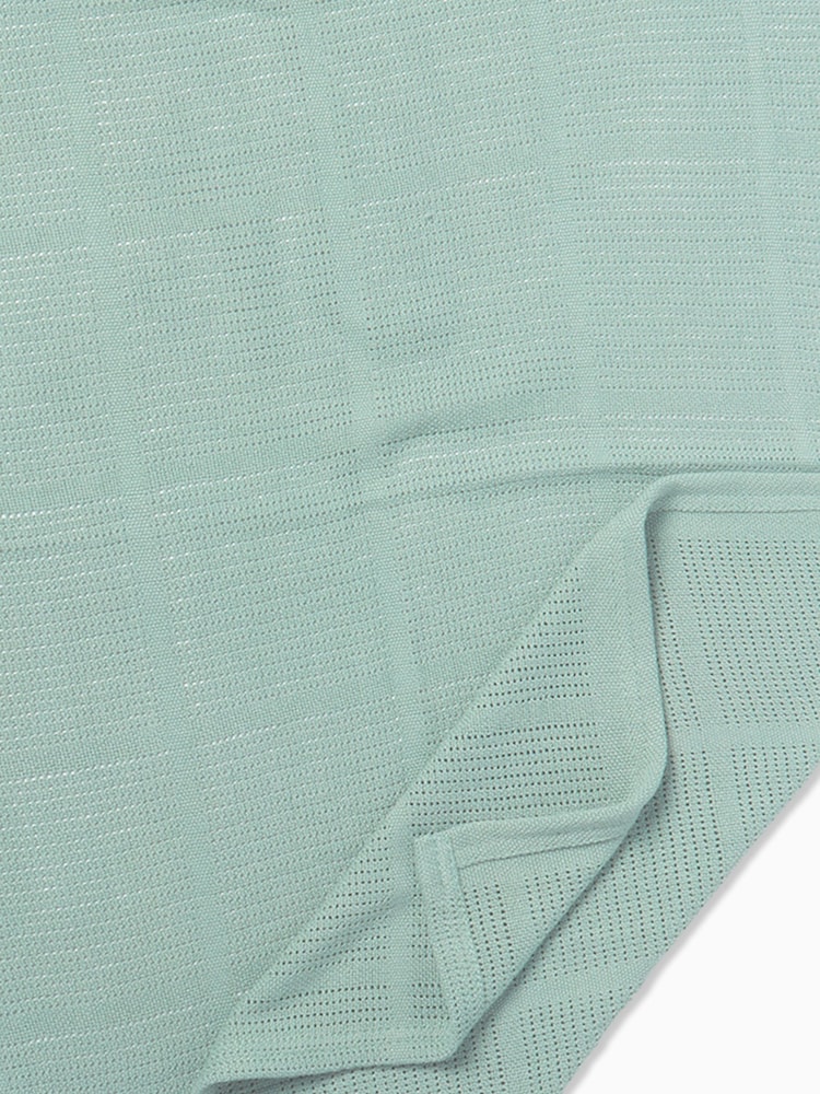 Mori Rose Pink Cellular Baby Blanket - Image 6 of 6