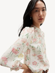 Hobbs White Frances Blouse - Image 3 of 4