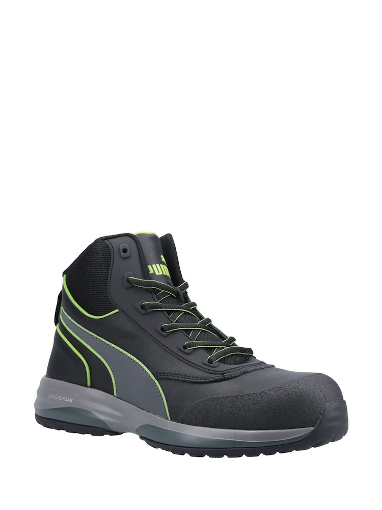 Puma Black Safety Rapid Mid Safety Boots - Image 2 of 4