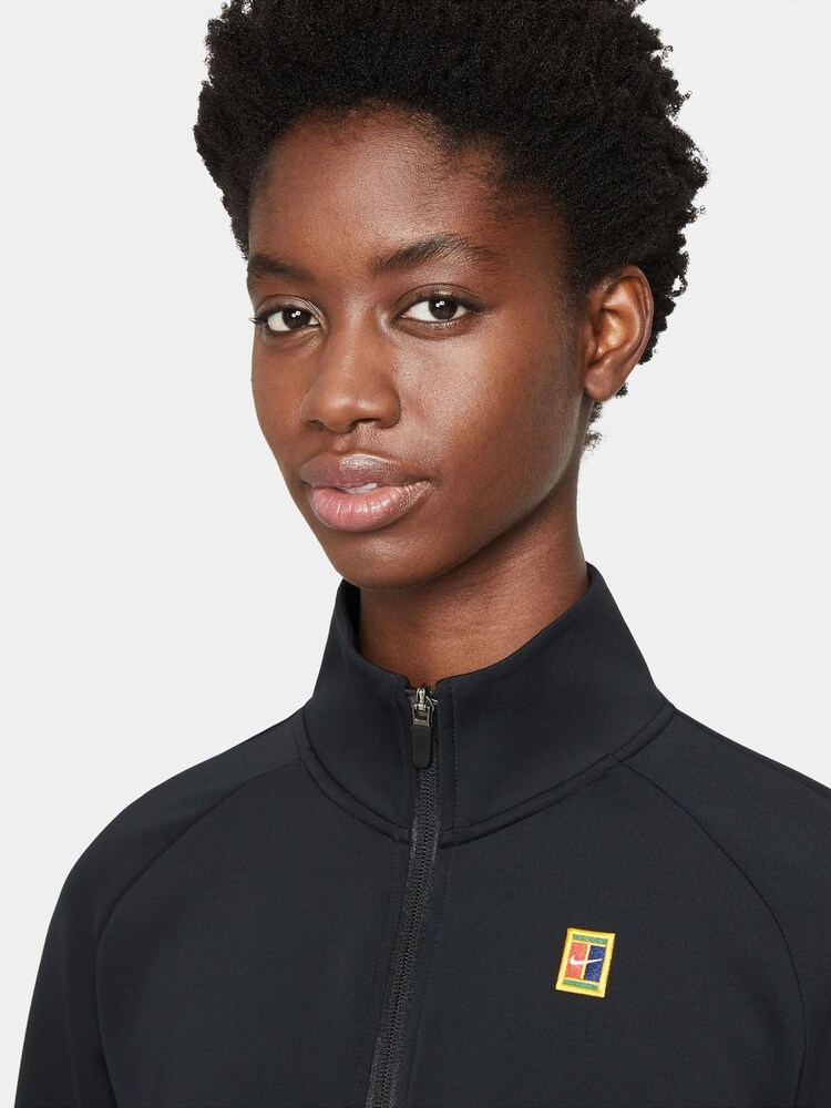 Nike Black NikeCourt Full-Zip Tennis Jacket - Image 5 of 8