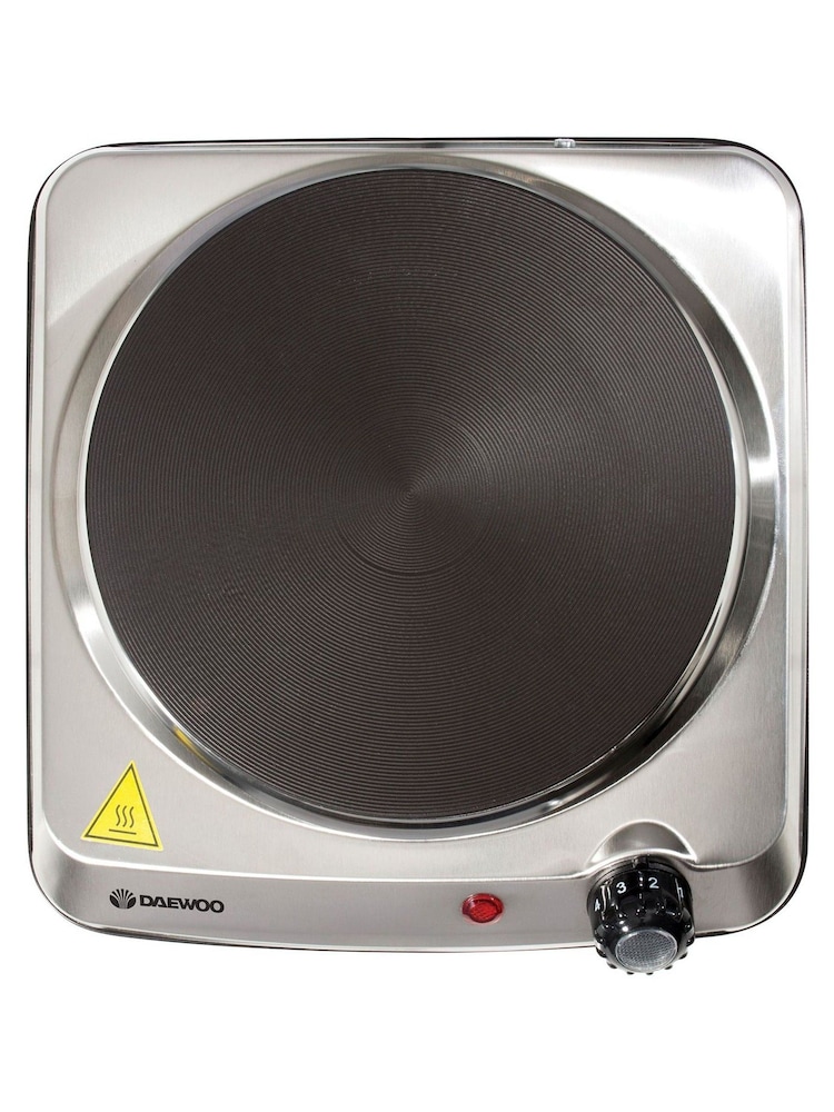 Daewoo Silver Single Stainless Steel Hot Plate - Image 3 of 3