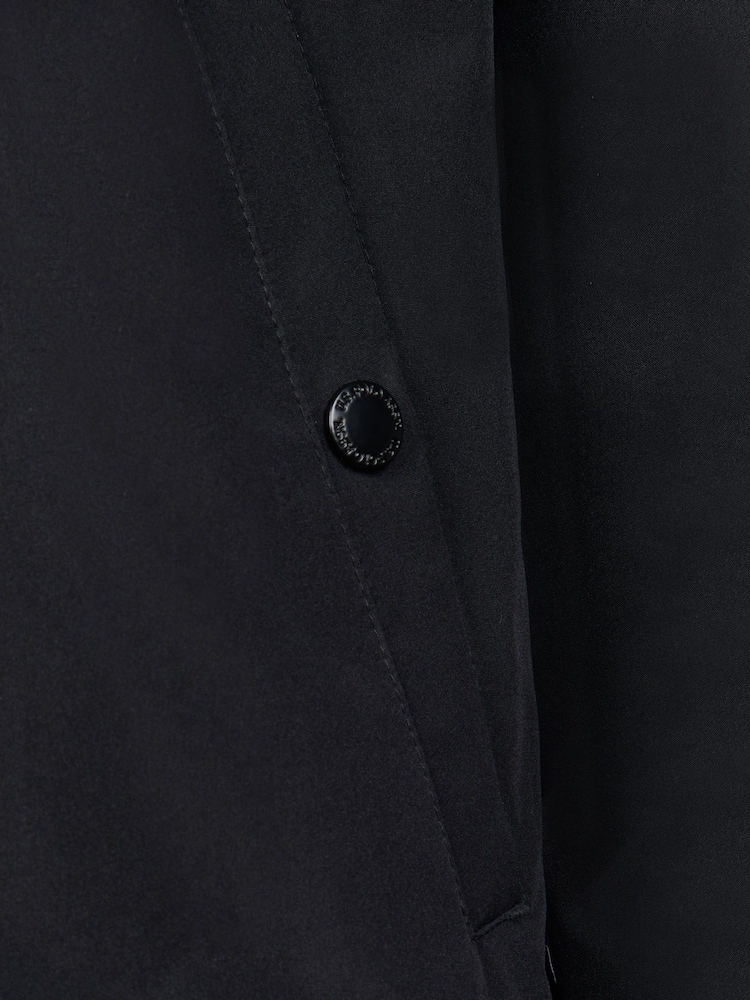 U.S. Polo Assn. Black Zip Through Mens Hooded Coat - Image 11 of 11