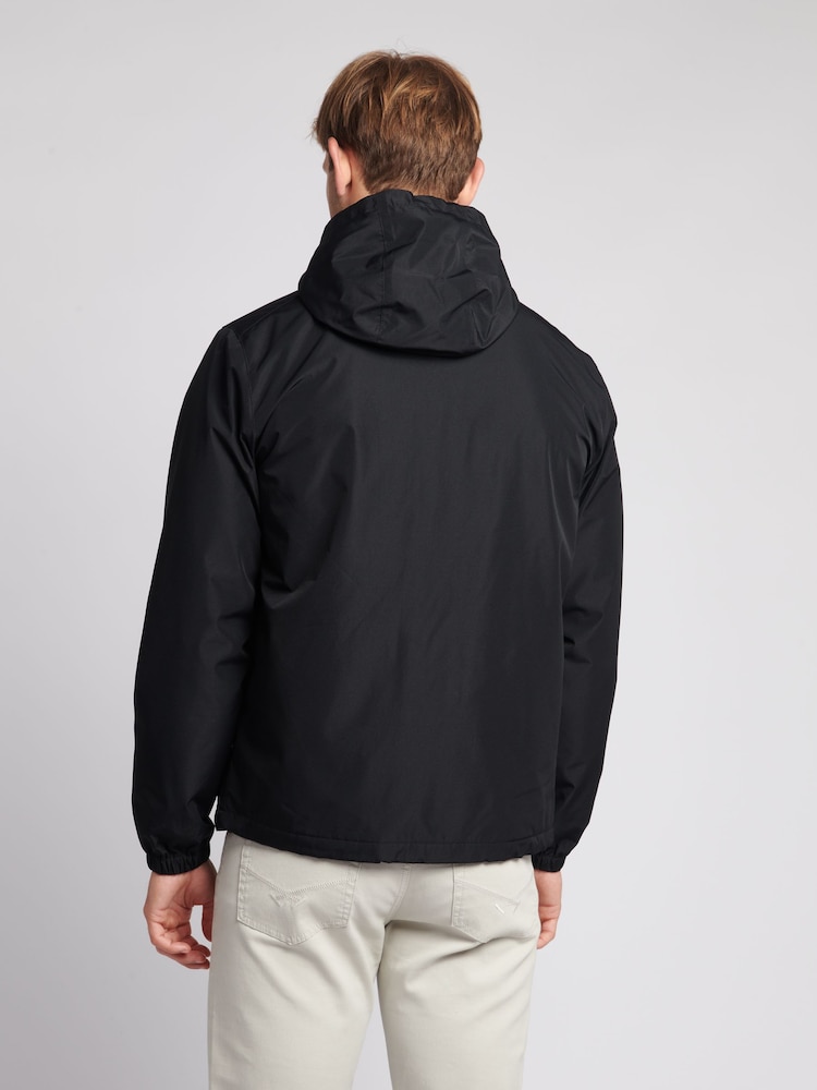 U.S. Polo Assn. Black Zip Through Mens Hooded Coat - Image 2 of 11