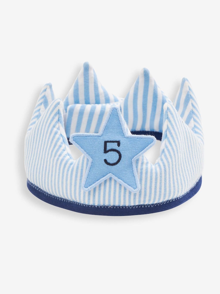 JoJo Maman Bébé Stripe Birthday Crown - Image 1 of 1
