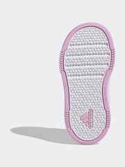 adidas White/Pink/Green White/Pink Tensaur Sport Hook and Loop Trainers - Image 7 of 9