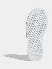 adidas White Grand Court Trainers - Image 17 of 19