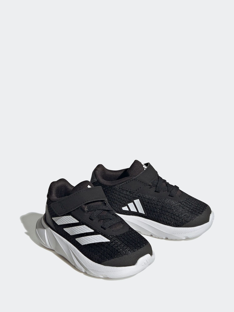 adidas Black/White Kids Duramo SL Shoes - Image 4 of 10