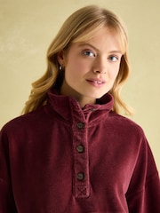 Joules Renee Burgundy Corduroy Sweatshirt - Image 3 of 7