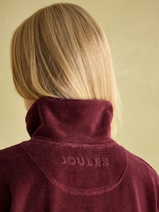 Joules Renee Burgundy Corduroy Sweatshirt - Image 6 of 7