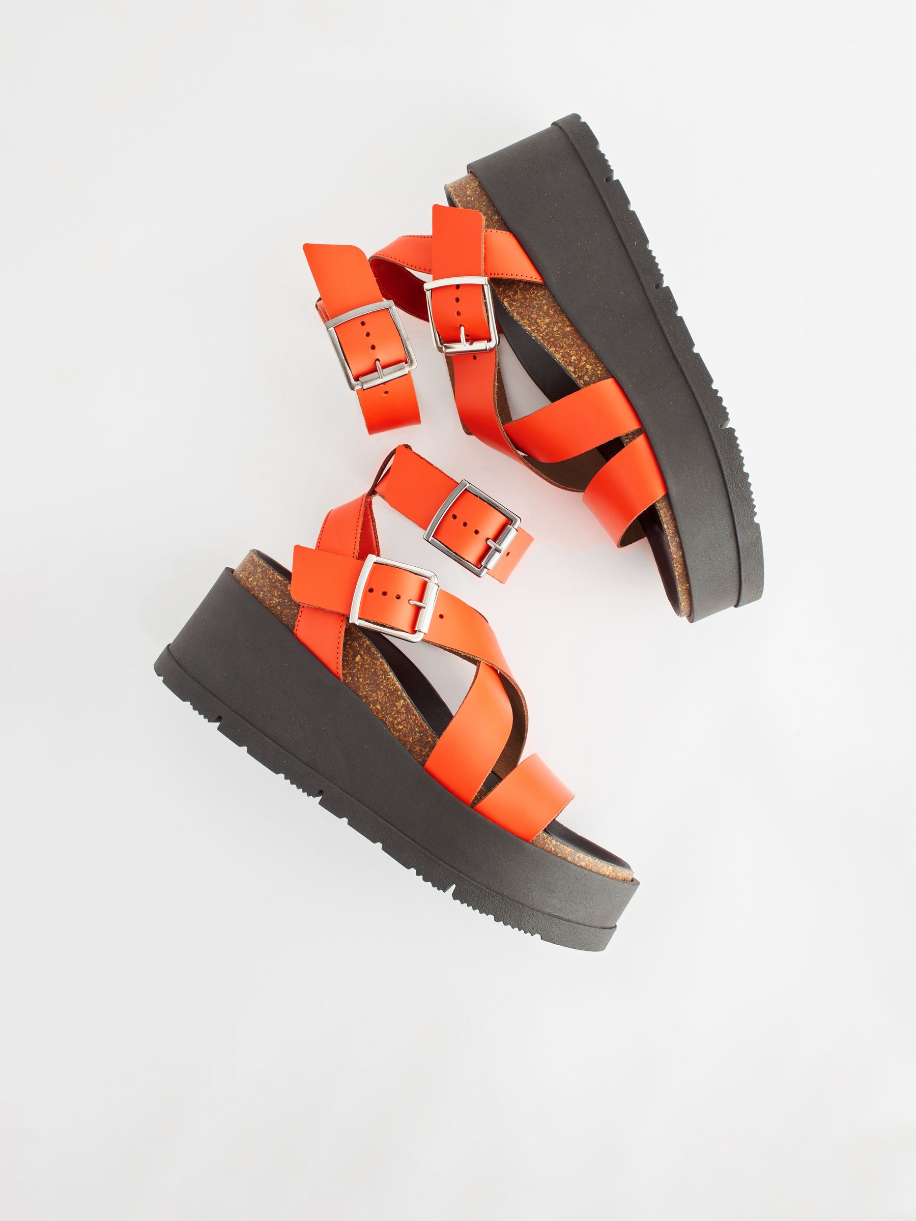 Next coral sandals top