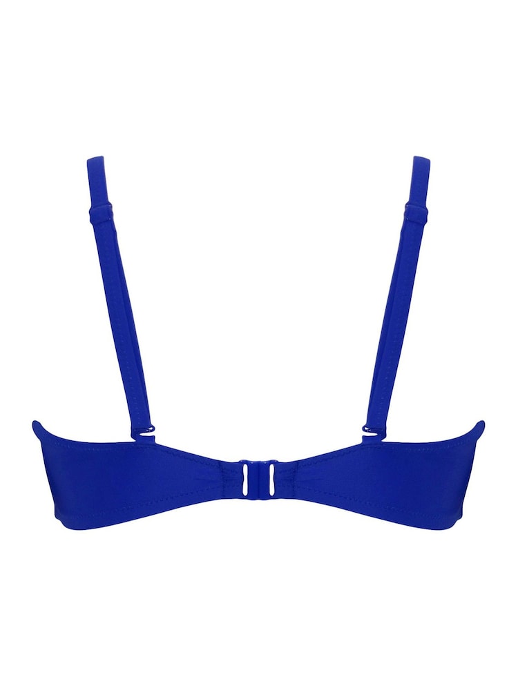Pour Moi Ultramarine Strapless Free Spirit Bikini Top - Image 4 of 4