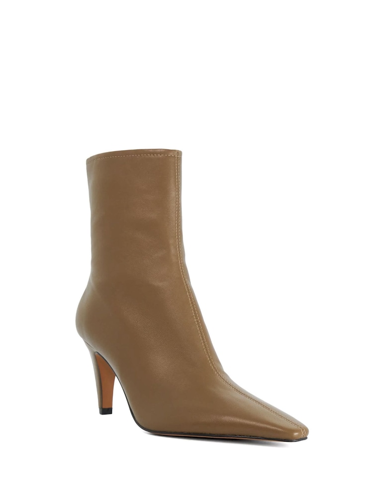 Dune London Beige Overt Ankle Boots - Image 2 of 5