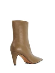 Dune London Beige Overt Ankle Boots - Image 3 of 5