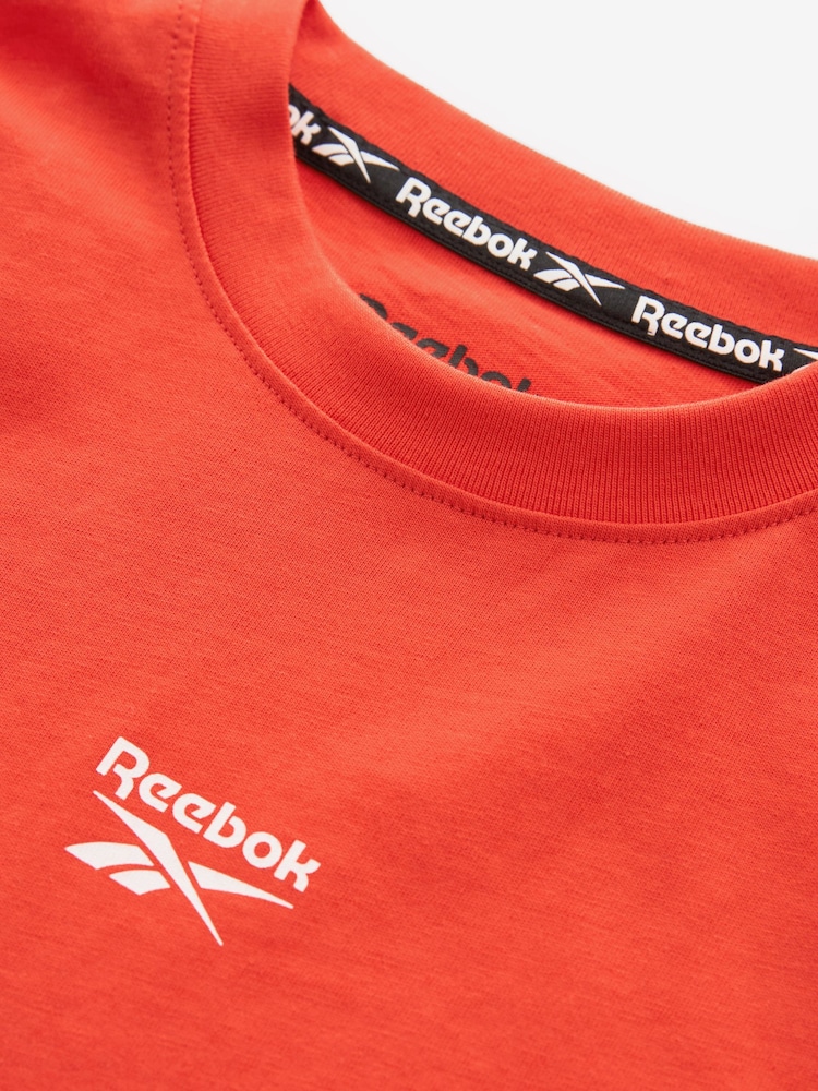 Reebok Short Sleeve Logo 100% Cotton T-Shirt - Image 6 of 6