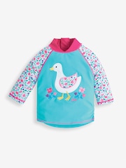 JoJo Maman Bébé Duck UPF 50 Sun Protection Rash Vest - Image 2 of 4