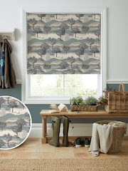 Laura Ashley Jade Green Hartington Made to Measure Roman 100% Cotton Blinds - Image 5 of 6
