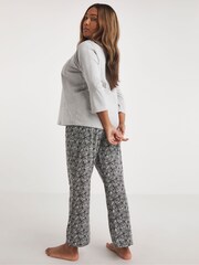 Simply Be Black Pretty Secrets Value Pyjama Sets 2 Pack - Image 2 of 4