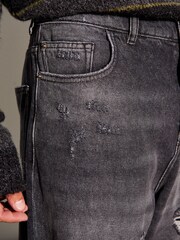 Black EDIT Ripped Denim Jeans - Image 5 of 10