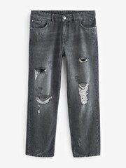 Black EDIT Ripped Denim Jeans - Image 6 of 10