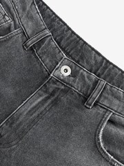 Black EDIT Ripped Denim Jeans - Image 7 of 10