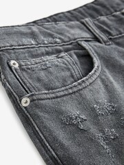 Black EDIT Ripped Denim Jeans - Image 8 of 10