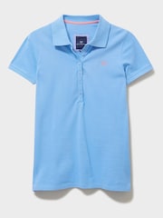 Crew Clothing Company Blue Cotton Polo Shirt - Image 5 of 5