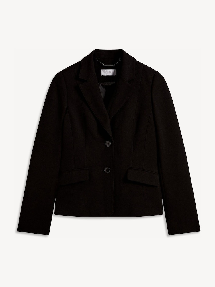 Hobbs Black Petite Lea Jacket - Image 5 of 5 Hobbs Black Petite Lea Jacket - Image 5 of 5