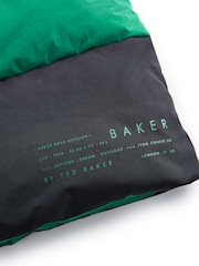 Baker By Ted Baker Green Shower Resistant Colourblock Padded Coat - Image 17 of 18