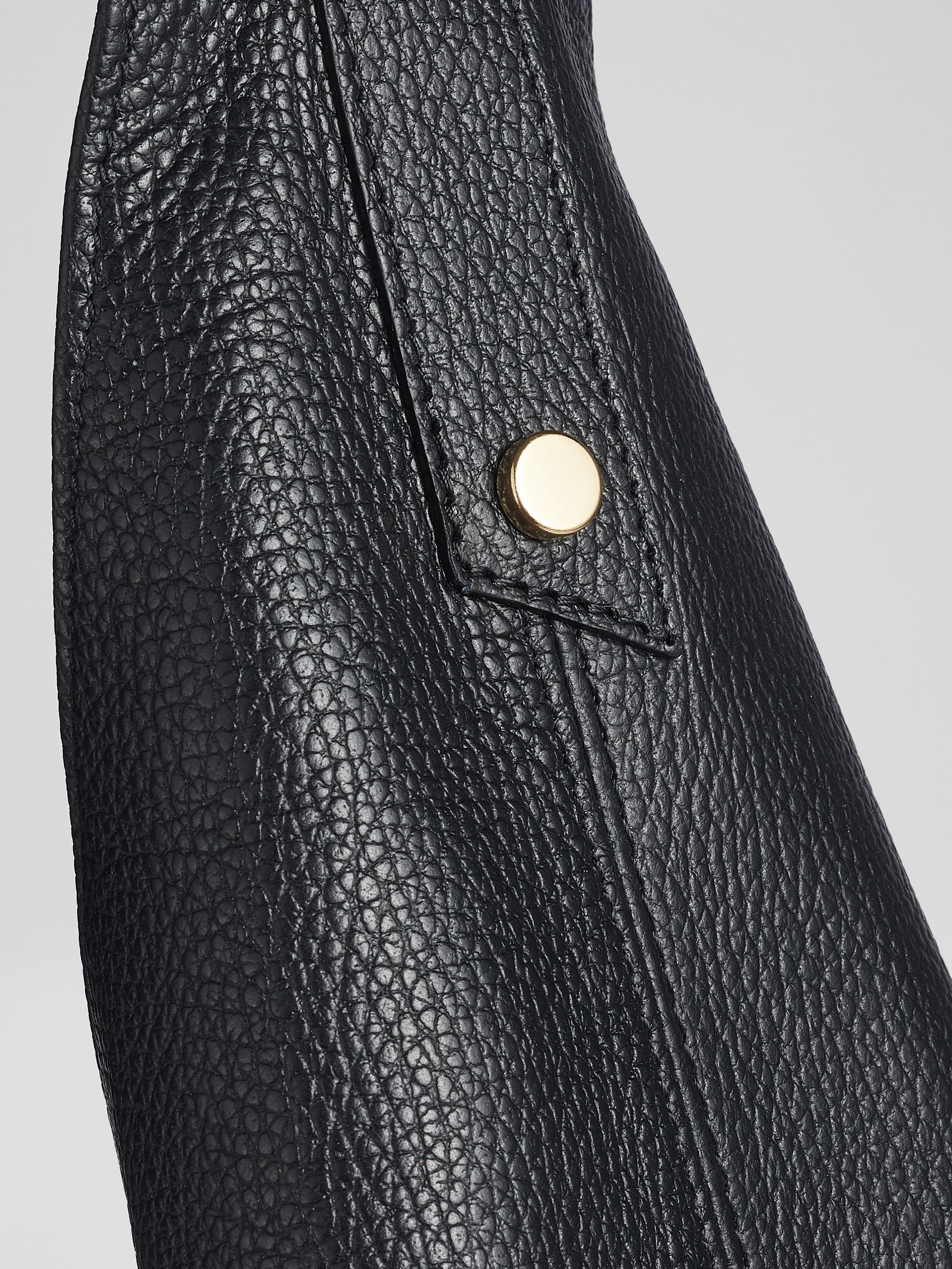 Buy LK Bennett Black Soula Leather Slouchy Shoulder Bag from