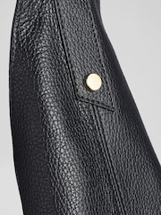LK Bennett Black Soula Leather Slouchy Shoulder Bag - Image 3 of 5