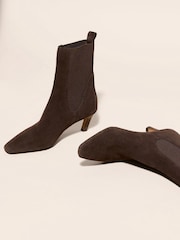 Dune London Brown Regular Fit Odela Ankle Boots - Image 1 of 8