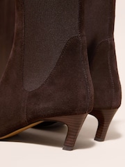 Dune London Brown Regular Fit Odela Ankle Boots - Image 4 of 8