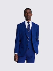 MOSS Royal Blue Performance Tailored Fit Suit Jacket - Image 1 of 6