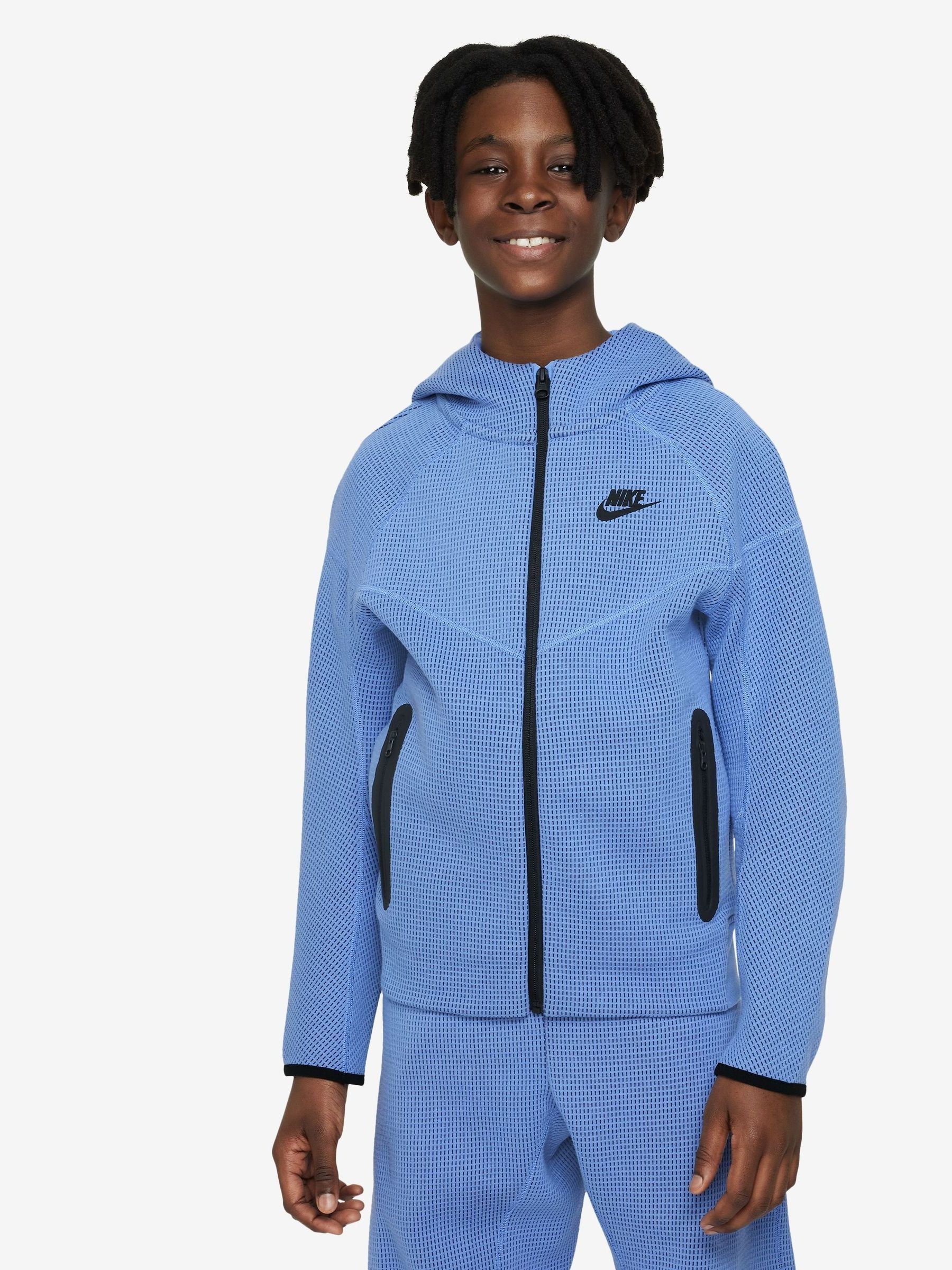 Buy Nike Blue Tech Fleece Winterized Zip Through Hoodie from Next Luxembourg