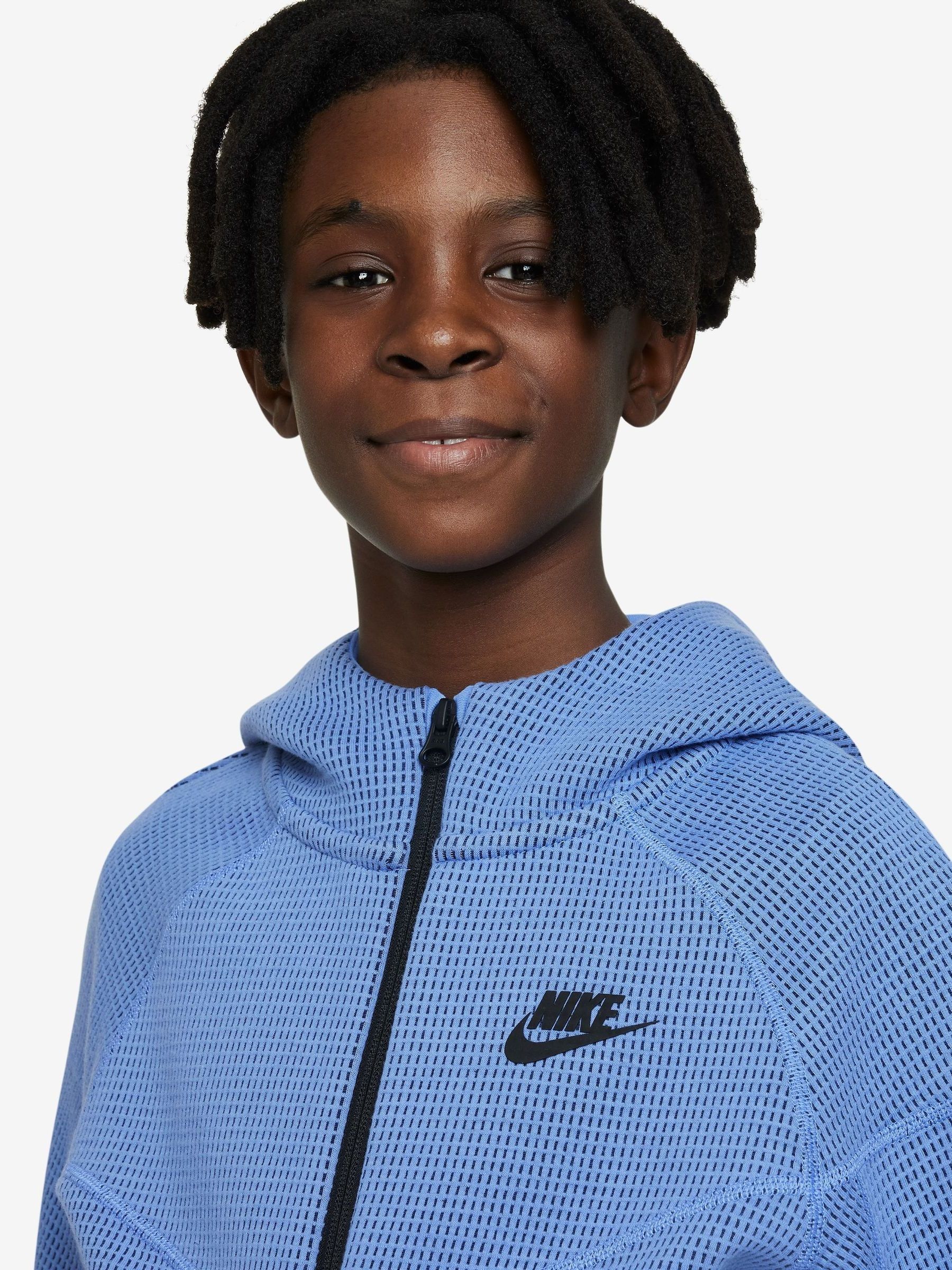 Buy Nike Blue Tech Fleece Winterized Zip Through Hoodie from Buy Nike Blue Tech Fleece Winterized Zip Through Hoodie from