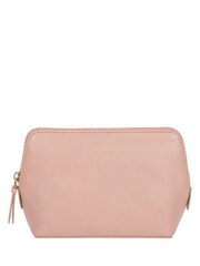 Pure Luxuries London Theydon Leather Cosmetic Bag - Image 1 of 6