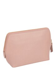 Pure Luxuries London Theydon Leather Cosmetic Bag - Image 4 of 6