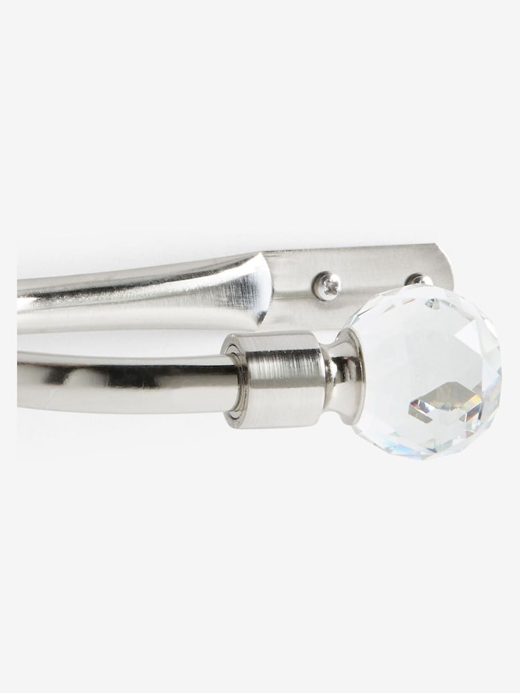 Chrome Set of 2 Isabel Curtain Holdbacks - Image 2 of 3