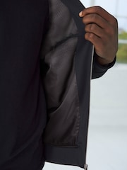 Black Smart Bomber Jacket - Image 5 of 11