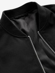 Black Smart Bomber Jacket - Image 8 of 11