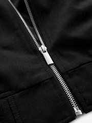 Black Smart Bomber Jacket - Image 9 of 11