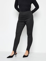 M&Co Black Ponte Stirrup Leggings - Image 1 of 5