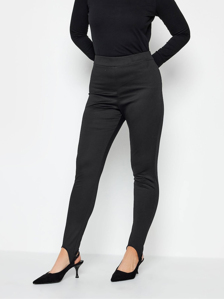 M&Co Black Ponte Stirrup Leggings - Image 1 of 5